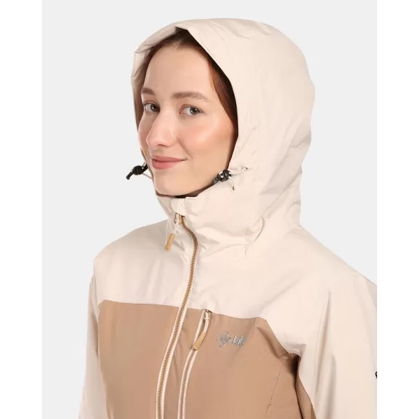  Dámska lyžiarska bunda KILPI FLIP-W ZL0110KI BÉŽOVÁ 