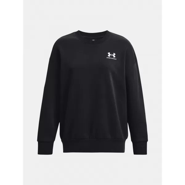  Dámska mikina UNDER ARMOUR ESSENTIAL FLC OS CREW 1379475-001 ČIERNA 
