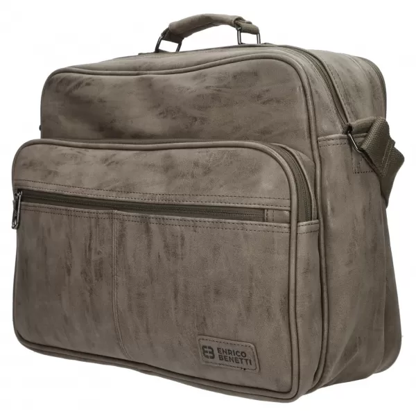  Taška ENRICO BENETTI ROTTERDAM 15 NOTEBOOK BAG 20 L STREDNE TAUPE 