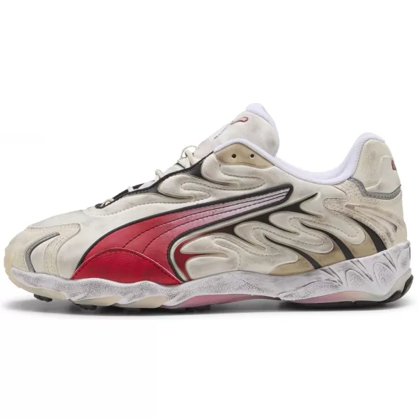  Pánske topánky PUMA INHALE DISTRESSED 40453202 ALPINE SNOW/NA CELÚ DOBU ČERVENÁ 
