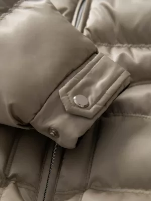 Pánska bunda OMBRE OM-JALP-0218 SVETLO ŠEDÁ