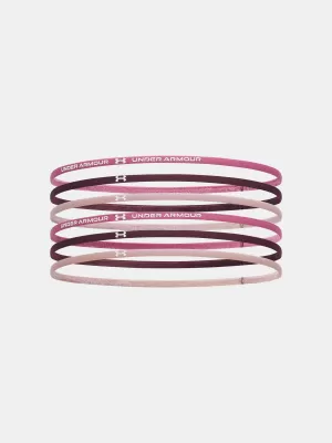 Dievčenské gumičky UNDER ARMOUR G MINI ELASTIC 6PK 1389933-659 ČERVENÁ