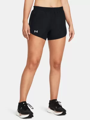 Dámske šortky UNDER ARMOUR UA FLY BY 3'' SHORTS 1382438-001 ČIERNA