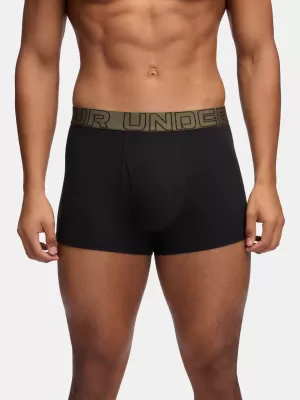 Pánske boxerky UNDER ARMOUR M UA PERF COTTON (3KS) 1383891-005 ČIERNA S NÁMORNOU Z