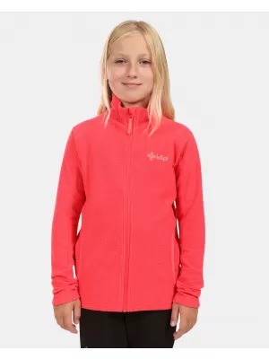 Detská fleecová mikina KILPI GLAMER-J ZJ0203KI RUŽOVÁ
