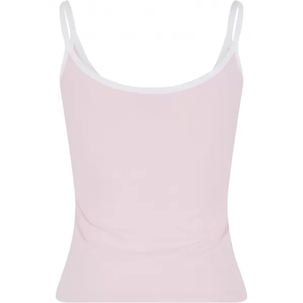  Dámske tielko URBAN CLASSICS TB7485A ZAČERVENANÁ RUŽA/BIELA/BIELA/ČIERNA 