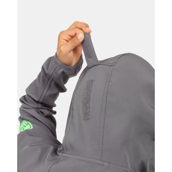  Detská softshellová bunda KILPI RAVIO-J ZJ0105KI ČIERNA 