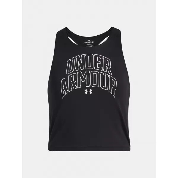  Dievčenské tielko UNDER ARMOUR UA MOTION BRANDED TANK 6006029-003 ČIERNA 