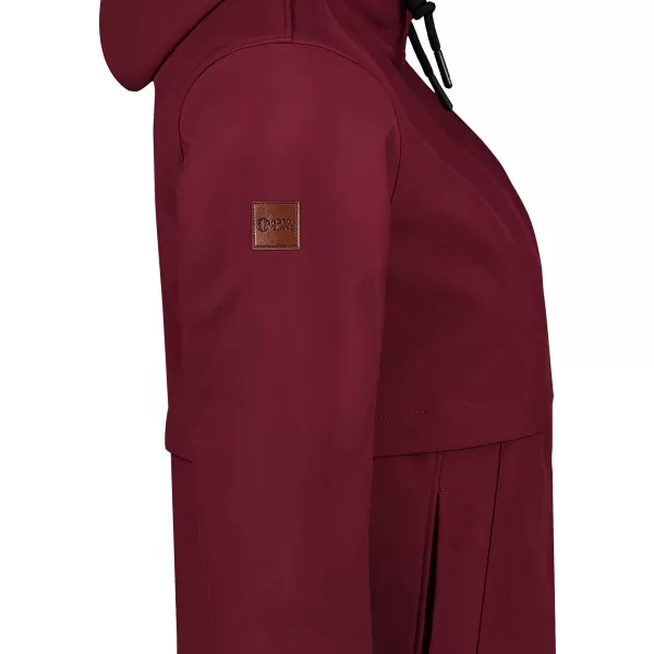  Dámsky softshellový kabát NORDBLANC NBWSL8276 BORDOVÁ 