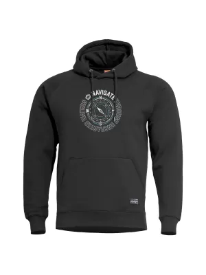 Mikina PENTAGON PHAETON HOOD SWEATER 01 K09021 ČIERNA