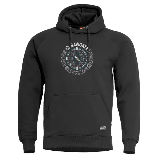  Mikina PENTAGON PHAETON HOOD SWEATER 01 K09021 ČIERNA 