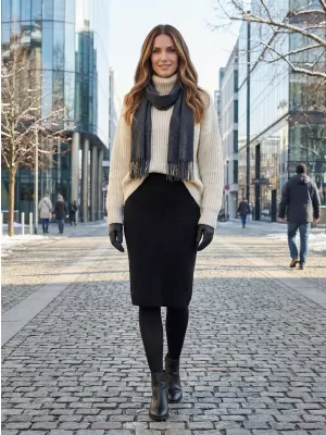 Dámska sukňa ALTISPORT GRETA ČIERNA