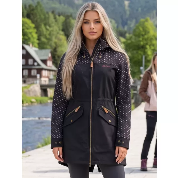  Dámska bunda softshell ALTISPORT GEMEE ČIERNY 