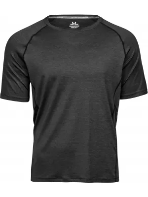 Pánske tričko TEE JAYS | TJ 7020 BLACK MELANGE