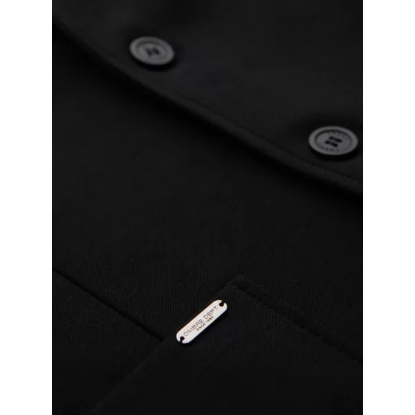  Pánska bunda OMBRE OM-BLZB-0101 ČIERNA 