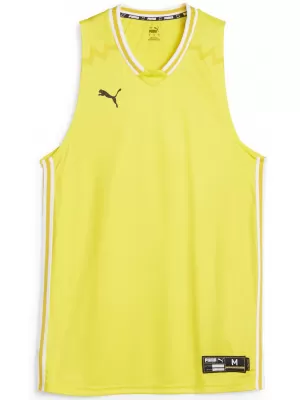 Mužský dres PUMA HOOPS TEAM GAME JERSEY 67662805 KYBERNETICKÁ ŽLTÁ
