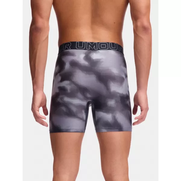  Pánske boxerky UNDER ARMOUR M UA PERF TECH MESH (3KS) 1383885-024 TITÁNOVÁ SIVÁ 