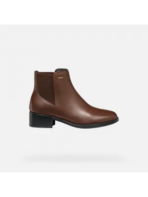 Dámske topánky GEOX CAMEXIA NP ABX G009579 HNEDÁ