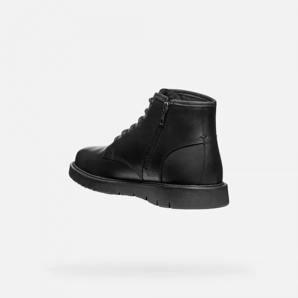  Pánske topánky GEOX POVE G011453 ČIERNA 