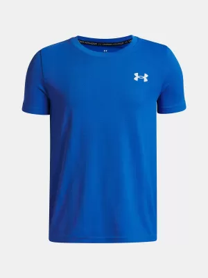 Chlapčenské tričko UNDER ARMOUR VANISH SEAMLESS SS 1388130-402 MODRÁ
