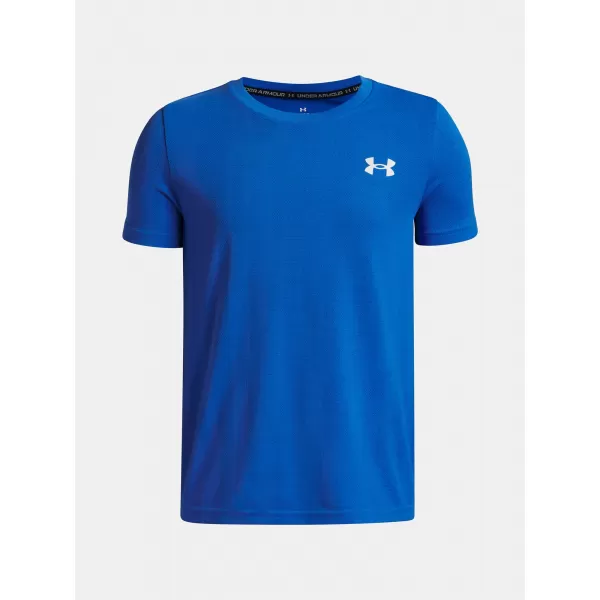  Chlapčenské tričko UNDER ARMOUR VANISH SEAMLESS SS 1388130-402 MODRÁ 