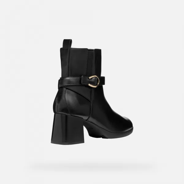  Dámske členkové čižmy GEOX WALK PLEASURE 55 G004564 ČIERNA 