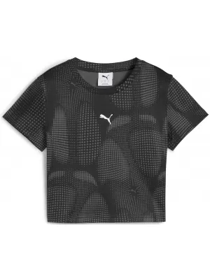 Dámske tričko PUMA DARE TO AOP BABY TEE 63214501 PUMA ČIERNA