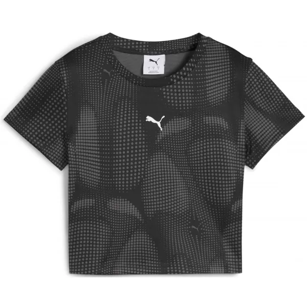  Dámske tričko PUMA DARE TO AOP BABY TEE 63214501 PUMA ČIERNA 