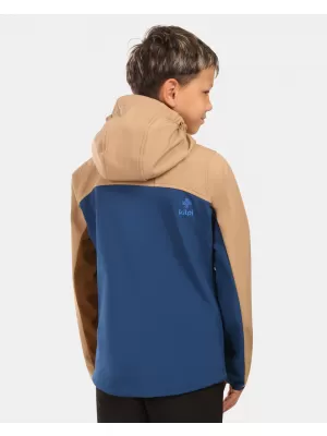 Detská softshellová bunda KILPI RAVIO-J ZJ0105KI TMAVO MODRÁ
