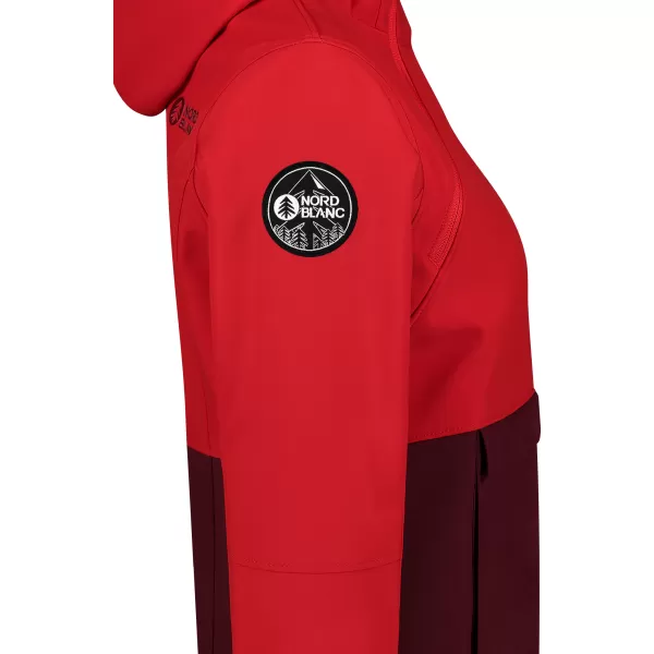  Dámska softshell Anorac NORDBLANC NBWSL8275 ČERVENÝ 