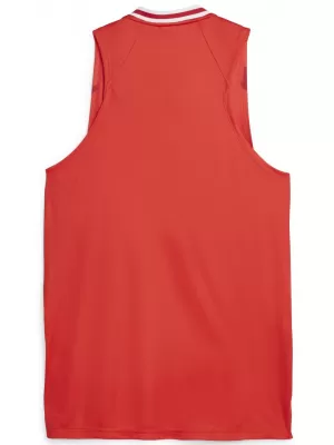 Mužský dres PUMA HOOPS TEAM GAME JERSEY 67662804 ČERVENÁ PUMA