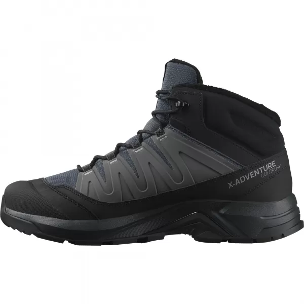  Pánske topánky SALOMON X-ADVENTURE COLDRUSH WATERPROOF ASFALT/ČIERNA/ZLIATINA 