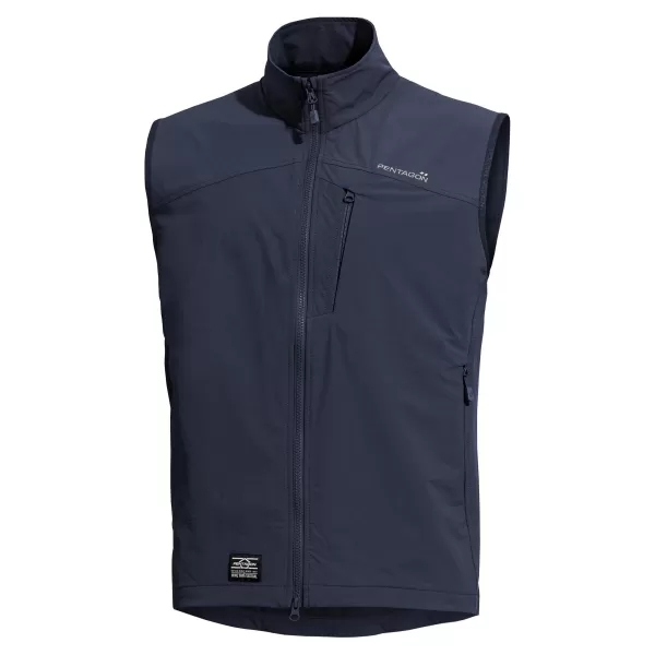  Pánska vesta PENTAGON ELITE SOFTSHELL VEST K04014 POLNOČNÁ MODRÁ 