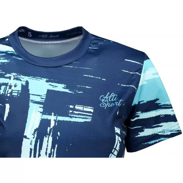  Dámsky prémiový crop top ALTISPORT VOJ/ALW010TR07 KRÁLOVSKÁ KRÁĽOVSKÁ MODRÁ 