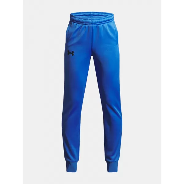  Chlapčenské tepláky UNDER ARMOUR UA ARMOUR FLEECE JOGGERS 1373543-402 MODRÁ 