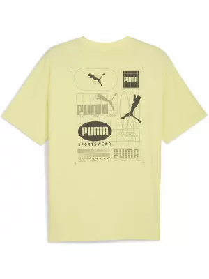Tričko PUMA GRAPHIC GRID TEE 68803935 ZLATÝ MESIAC
