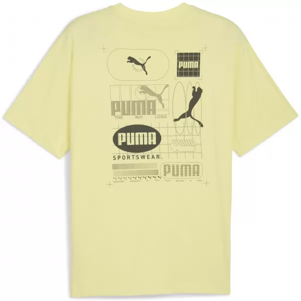  Tričko PUMA GRAPHIC GRID TEE 68803935 ZLATÝ MESIAC 