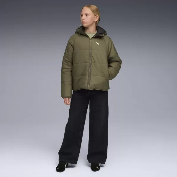  Sako PUMA REVERSIBLE PUFFER JACKET 68840781 LALOK ZELENÝ 