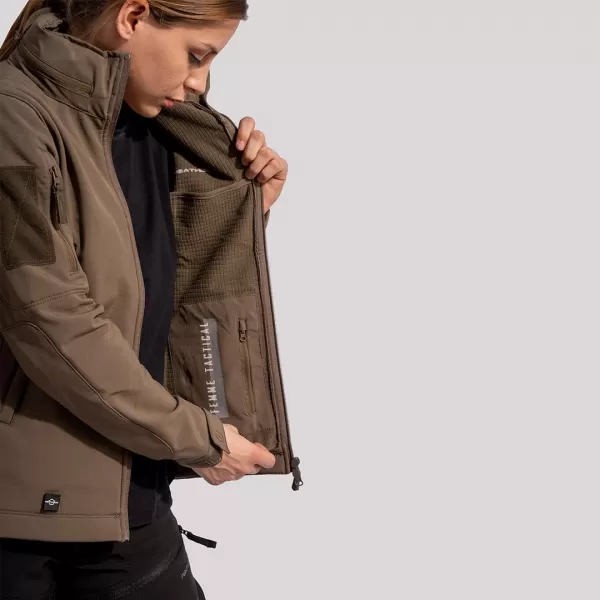  Dámska bunda PENTAGON ARTAXES WOMENS JACKET K08011 HNEDÁ ŠEDÁ 