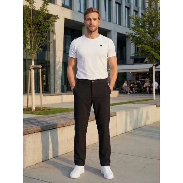 Pánske nohavice ALTISPORT ATS TROUSER SLIM-FIT ČIERNA 