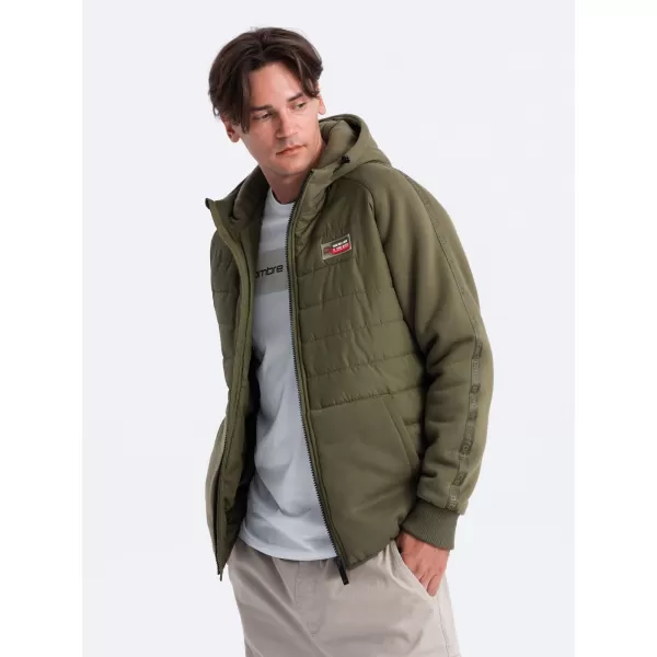  Pánska bunda OMBRE c601 olive 