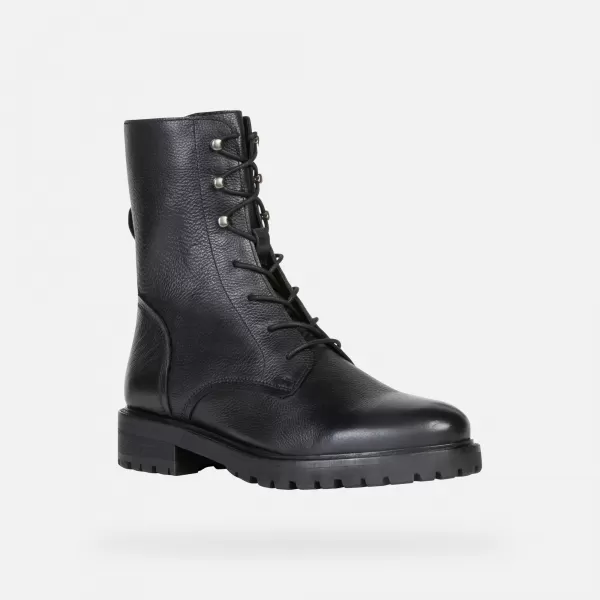  Dámske topánky GEOX HOARA G004709 ČIERNA 