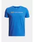 Chlapčenské tričko UNDER ARMOUR UA B LOGO WORDMARK SS MODRÁ