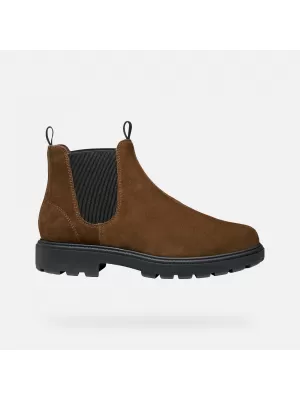 Pánske topánky GEOX SPHERICA EC7 G011183 HNEDÁ