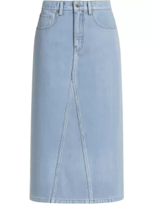 Dámska sukňa URBAN CLASSICS TB7443 NOVÉ SVETLO MODRÉ VYPRANÉ