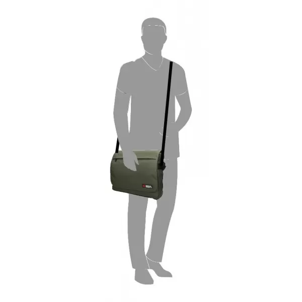  Pánska taška ENRICO BENETTI Amsterdam Shoulder Bag OLIVOVÝ 