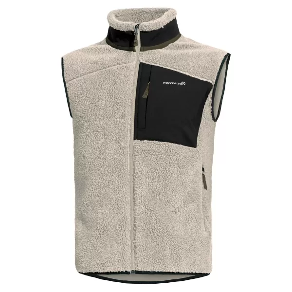  Pánska vesta PENTAGON SUMMIT SHERPA FLEECE VEST K04016 PÚŠTNE OPÁLENIE 