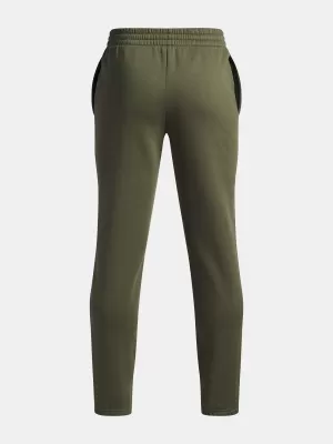 Chlapčenské tepláky UNDER ARMOUR UA RIVAL FLC CBLCK GRPHC JGR 6004995-390 ZELENÁ