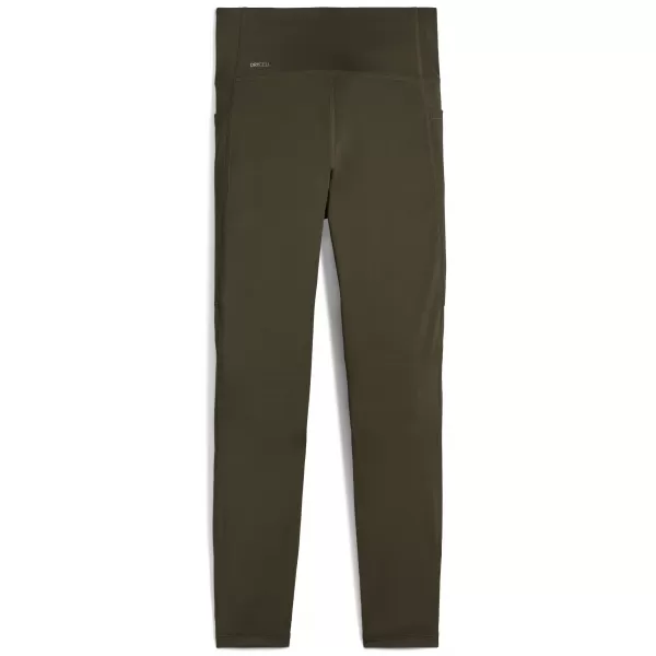  Legíny PUMA W TAD ESSENTIAL TIGHT - HW 7/8 52589970 TMAVÁ OLIVA 