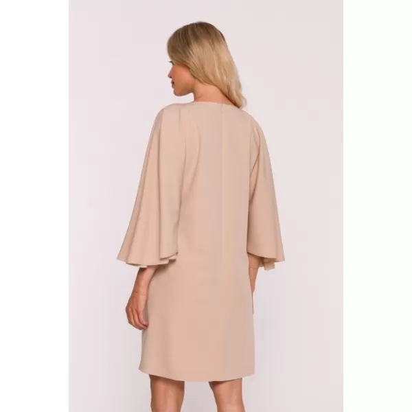  Šaty STYLOVE S426 BÉŽOVÁ 